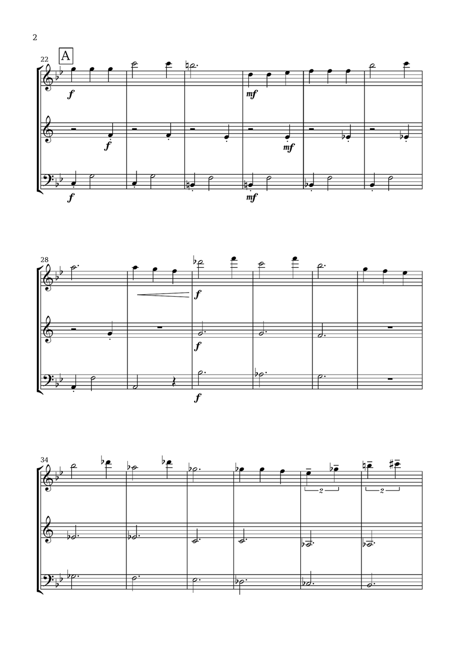 Ciao Papa Ciao Papa Woodwind Trio scores gallery preview page 2