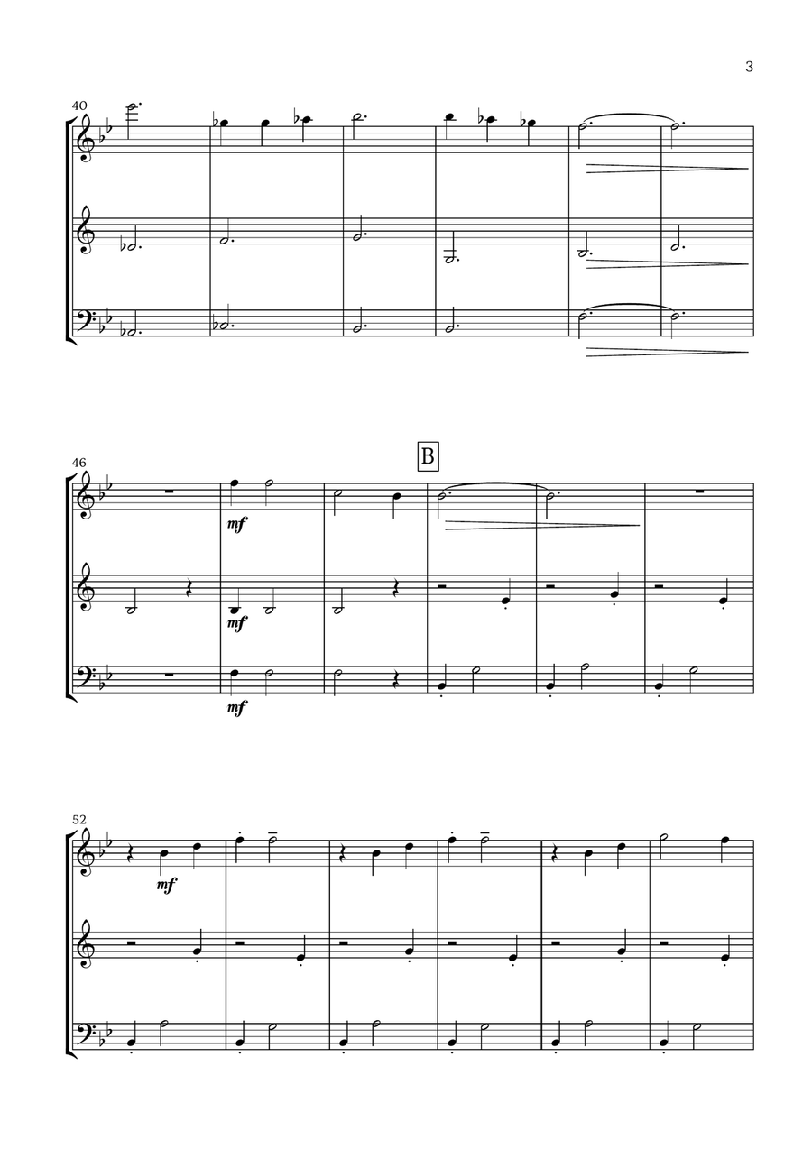Ciao Papa Ciao Papa Woodwind Trio scores gallery preview page 3
