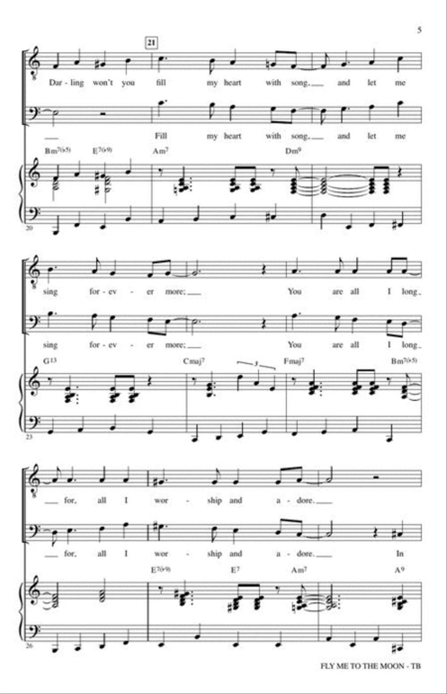 Fly Me to the Moon (In Other Words) TB scores gallery preview page 4