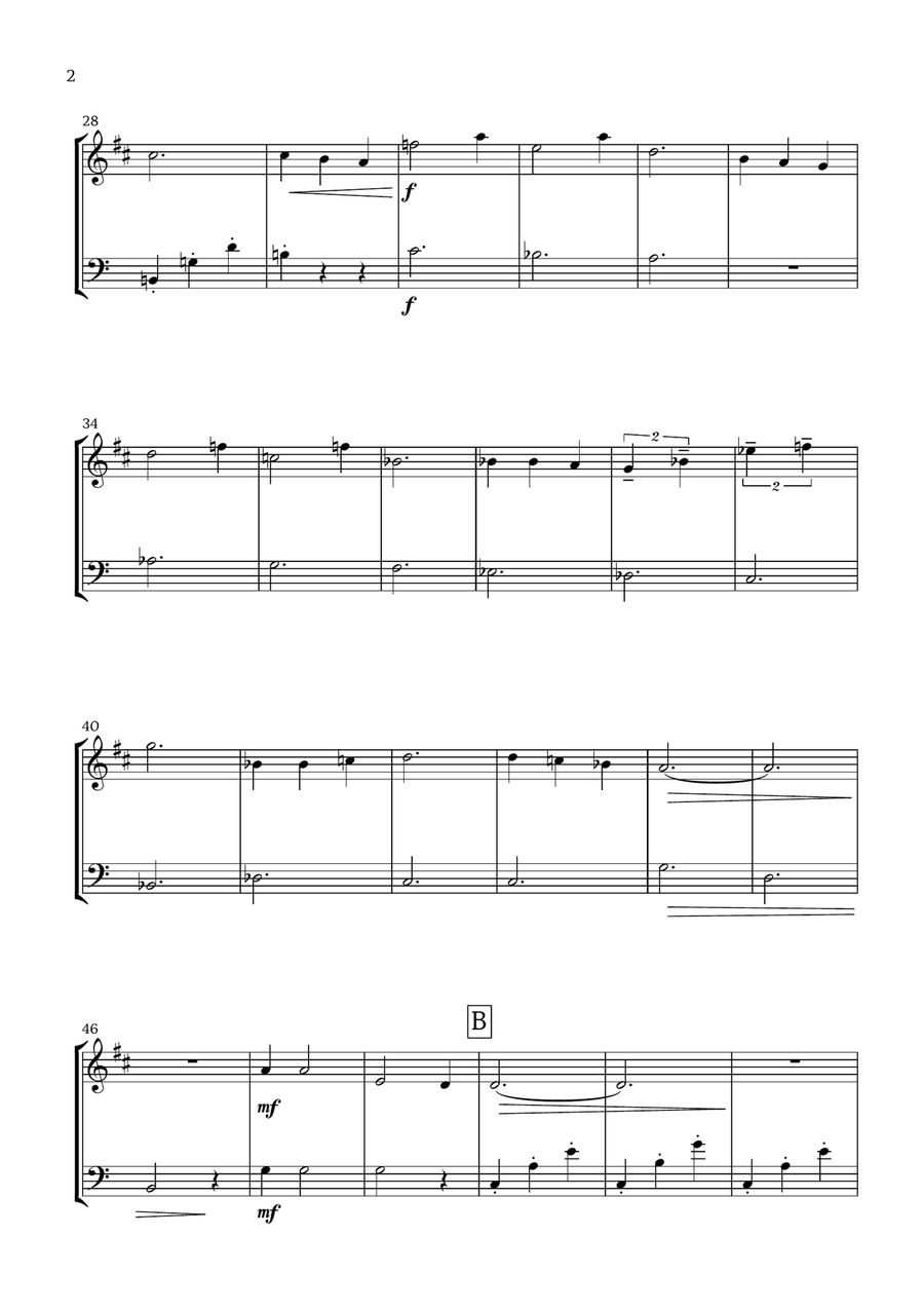 Ciao Papa Ciao Papa Woodwind Duet scores gallery preview page 2