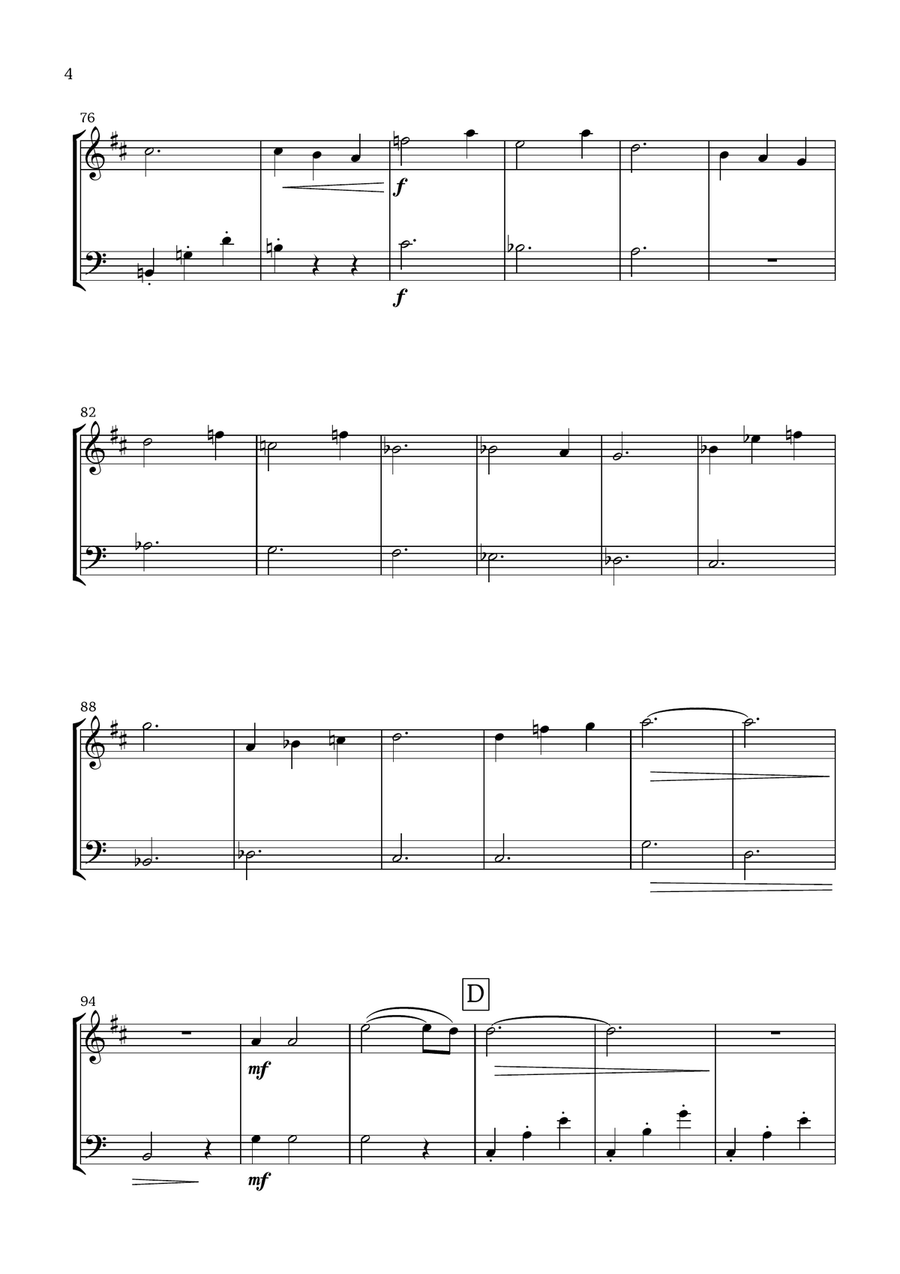 Ciao Papa Ciao Papa Woodwind Duet scores gallery preview page 4