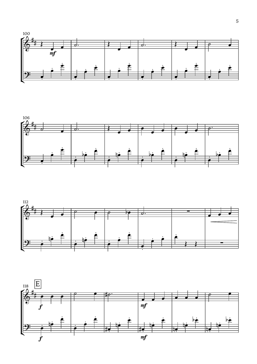 Ciao Papa Ciao Papa Woodwind Duet scores gallery preview page 5