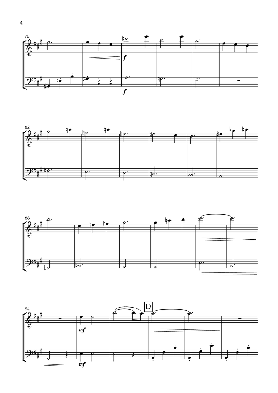 Ciao Papa Ciao Papa Woodwind Duet scores gallery preview page 4
