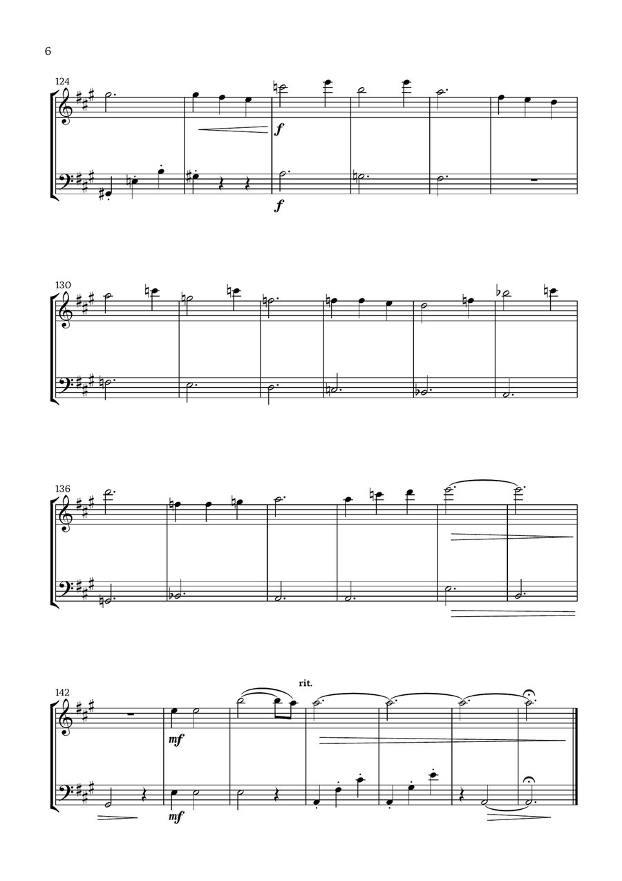 Ciao Papa Ciao Papa Woodwind Duet scores gallery preview page 6