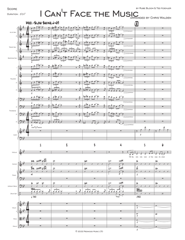 I Can't Face The Music
