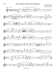 All Creatures of Our God and King - peaceful arr. for Flute & Piano