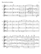 When Irish Eyes Are Smiling String Quartet scores gallery preview page 4