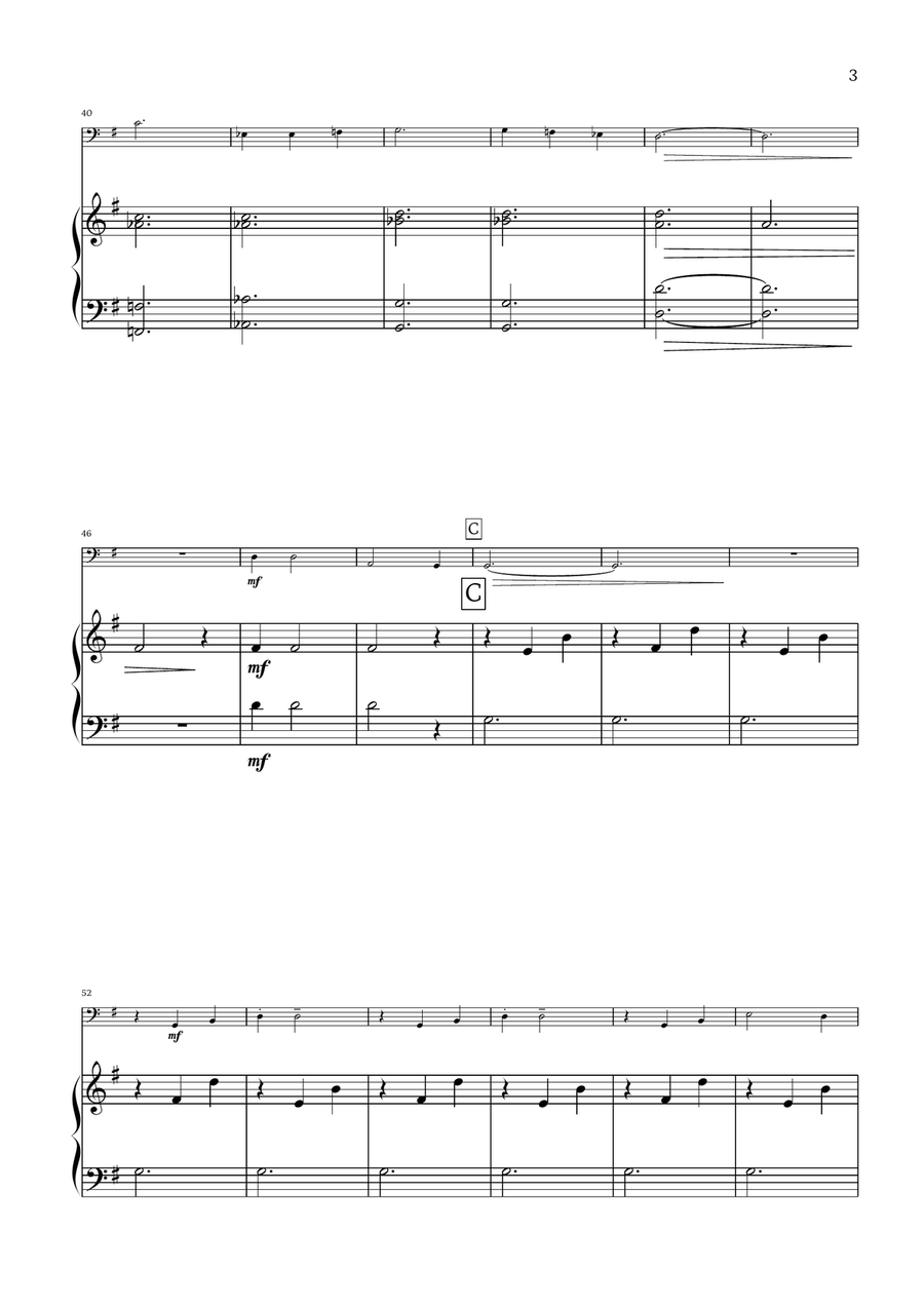 Ciao Papa Ciao Papa Chamber Music scores gallery preview page 3