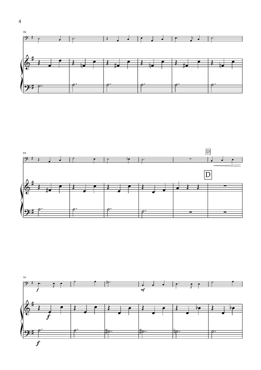 Ciao Papa Ciao Papa Chamber Music scores gallery preview page 4