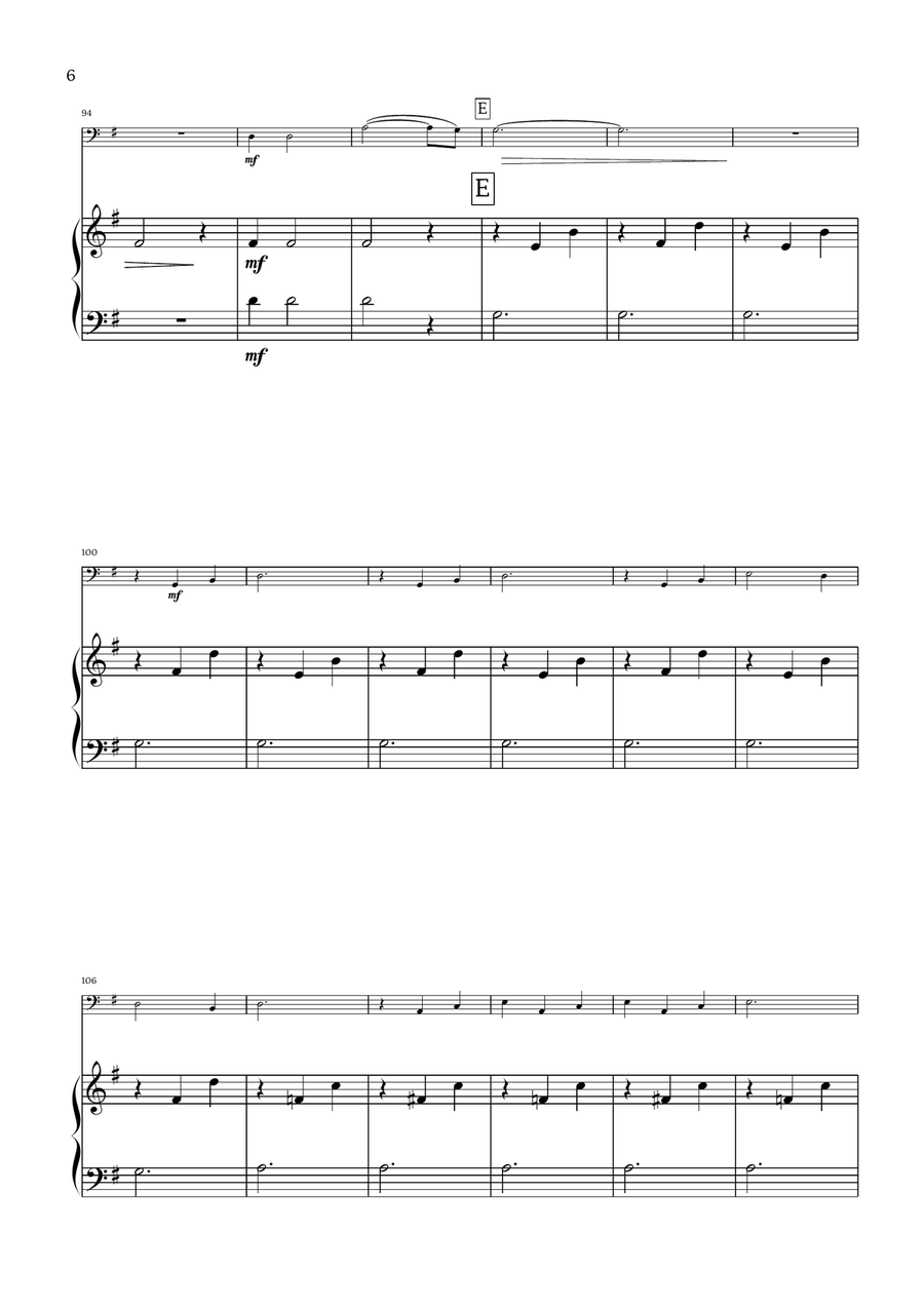 Ciao Papa Ciao Papa Chamber Music scores gallery preview page 6