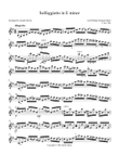 Solfeggietto in E minor