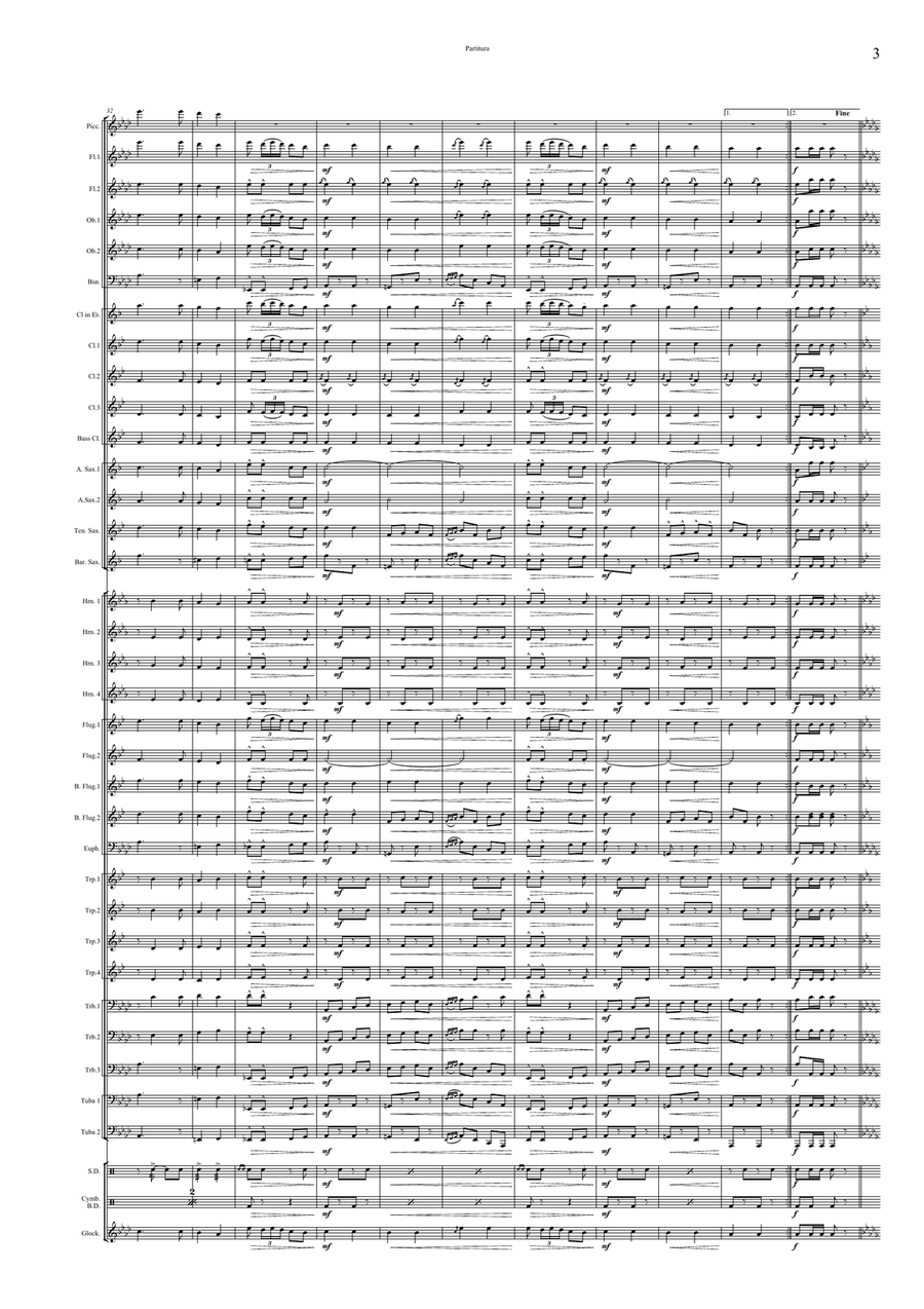 Kisangyalom March Concert Band scores gallery preview page 5