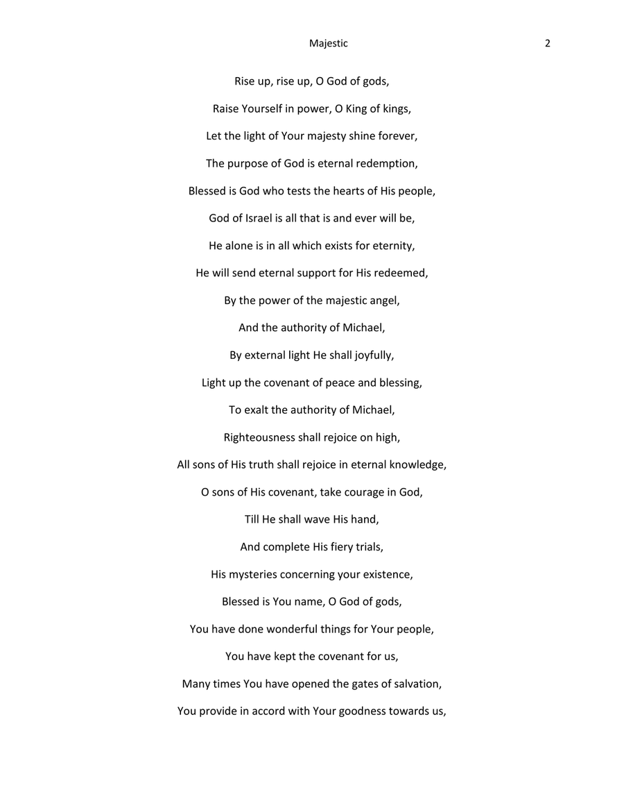 Majestic Piano - Digital Sheet Music page 2