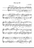 Louis Spohr: Duo Op.148 for two clarinets.