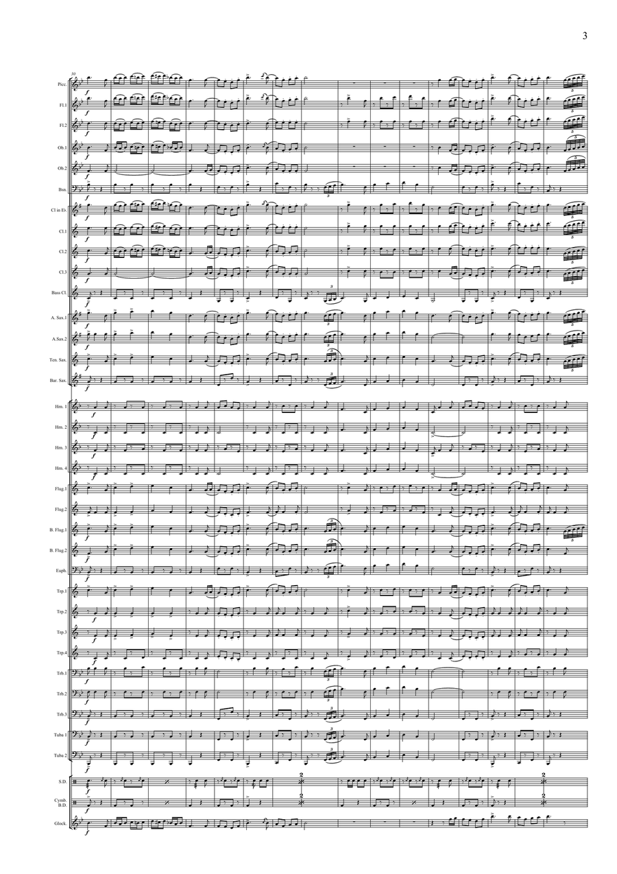 Ladi-ladi-lom March Concert Band scores gallery preview page 5