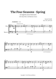 Vivaldi, Spring (The Four Seasons) — For Easy Oboe and Bassoon Duet. Score and Parts