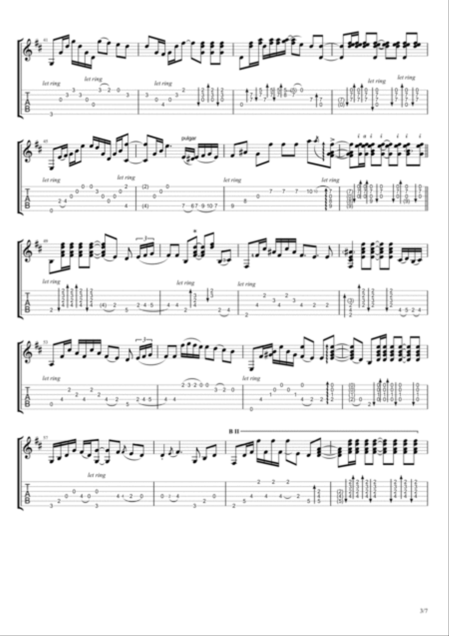 Hotel California Electric Guitar scores gallery preview page 3