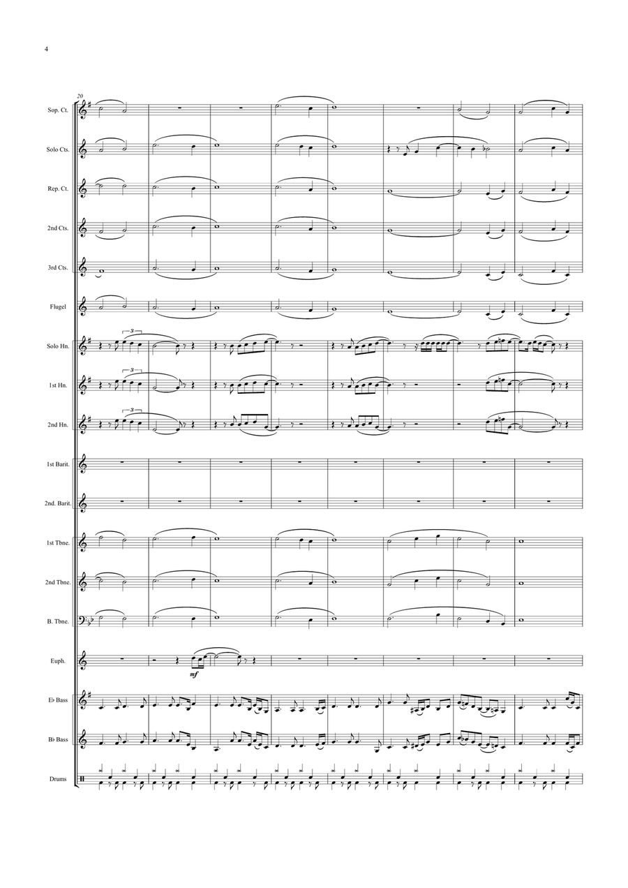 Lady In Red Brass Band scores gallery preview page 4