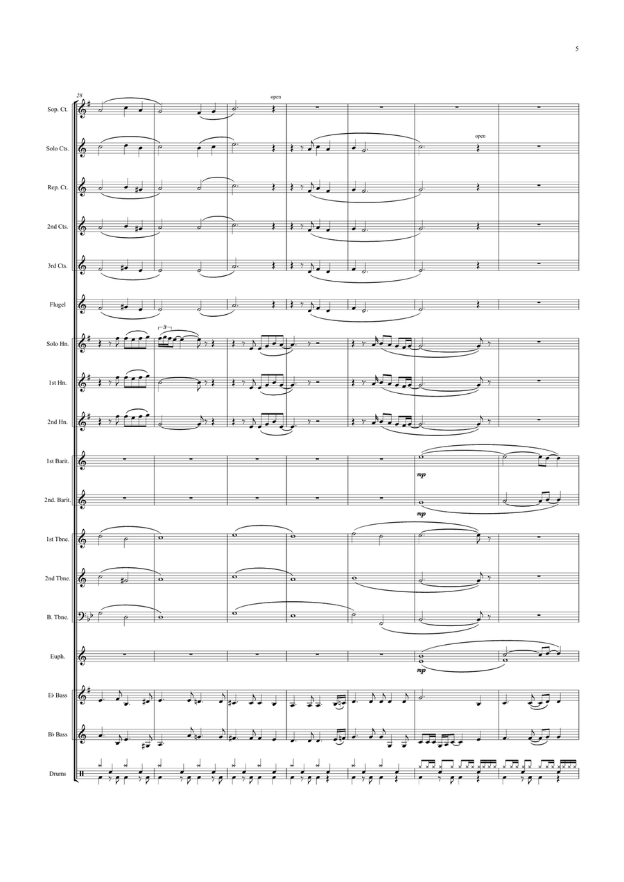 Lady In Red Brass Band scores gallery preview page 5