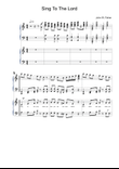 Sing to the Lord