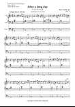 After a long day (for Organ), Opus 9