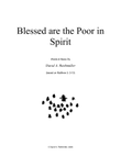 Blessed are the Poor in Spirit