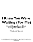 I Knew You Were Waiting (for Me)