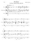 The Quest - trio for Flute, Classical Guitar, and Cello