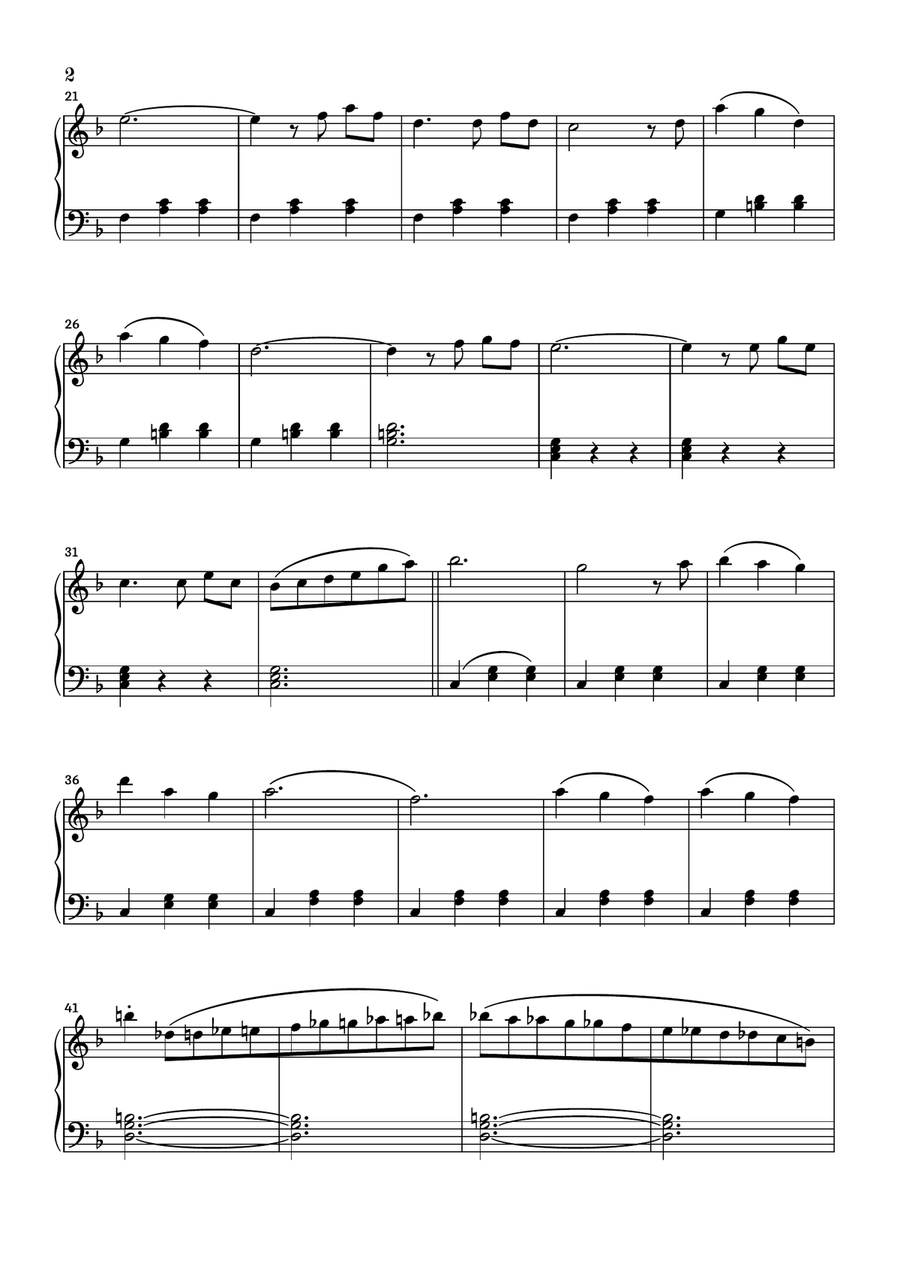 Married Life Easy Piano scores gallery preview page 2