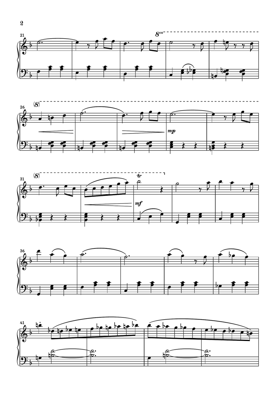 Married Life Piano Solo scores gallery preview page 2