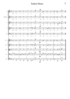 Stabat Mater - Arrangement for mixed choir, solo voice and string orchestra Mixed Choir scores gallery preview page 4