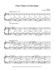 Piano Waltz in E-flat Major