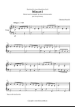Minuet I Bach, A. M. (Book) | C. Petzold | C Major (#01/12 Keys) — For Easy Piano
