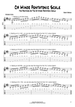 C# Minor Pentatonic Scale (Five Positions)