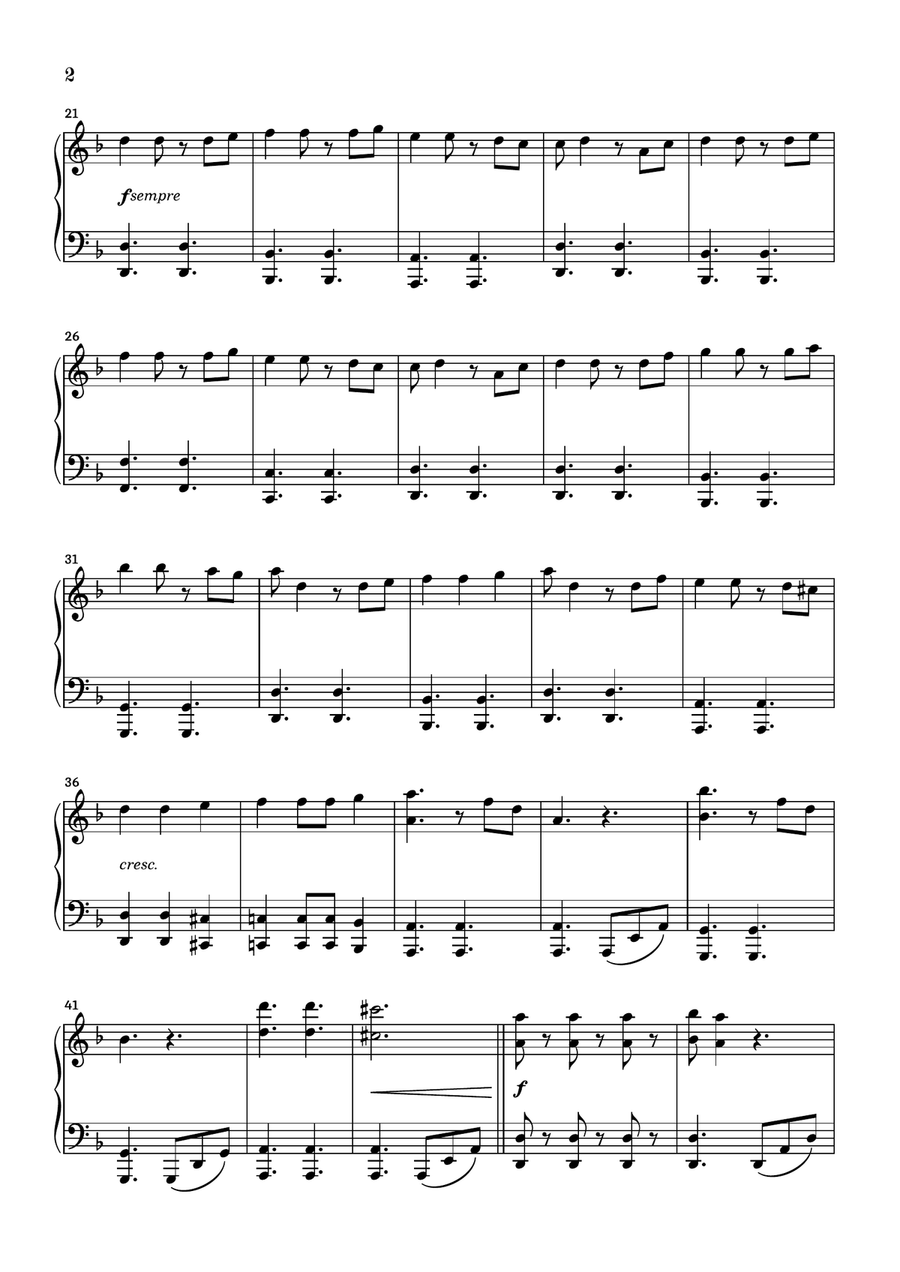 He's A Pirate Piano Solo scores gallery preview page 2