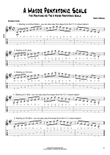 A Major Pentatonic Scale (Five Positions)
