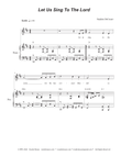 Let Us Sing To The Lord (Vocal solo) mini preview