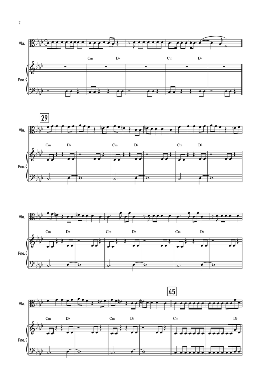 Unholy Unholy Viola scores gallery preview page 2