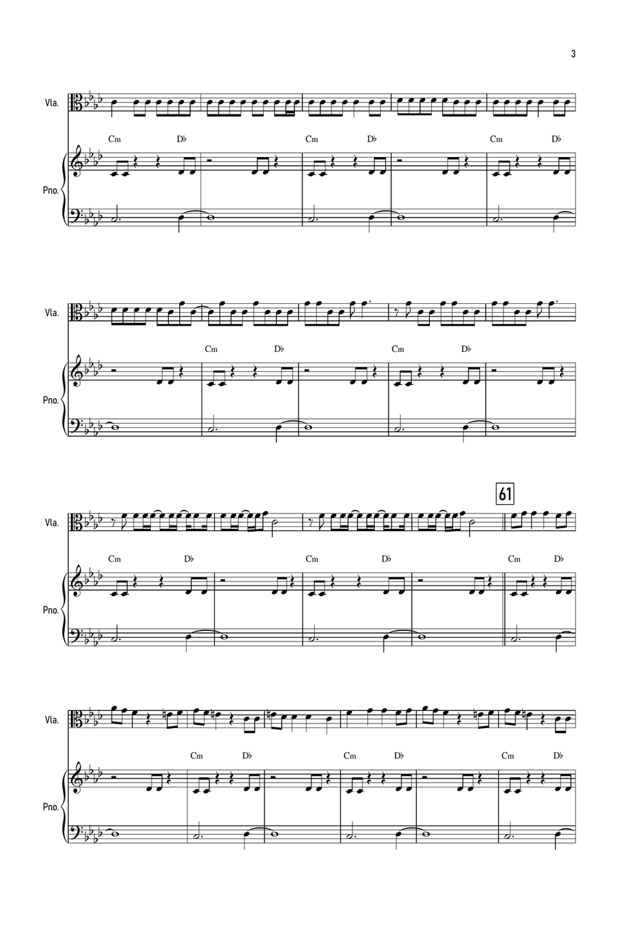Unholy Unholy Viola scores gallery preview page 3