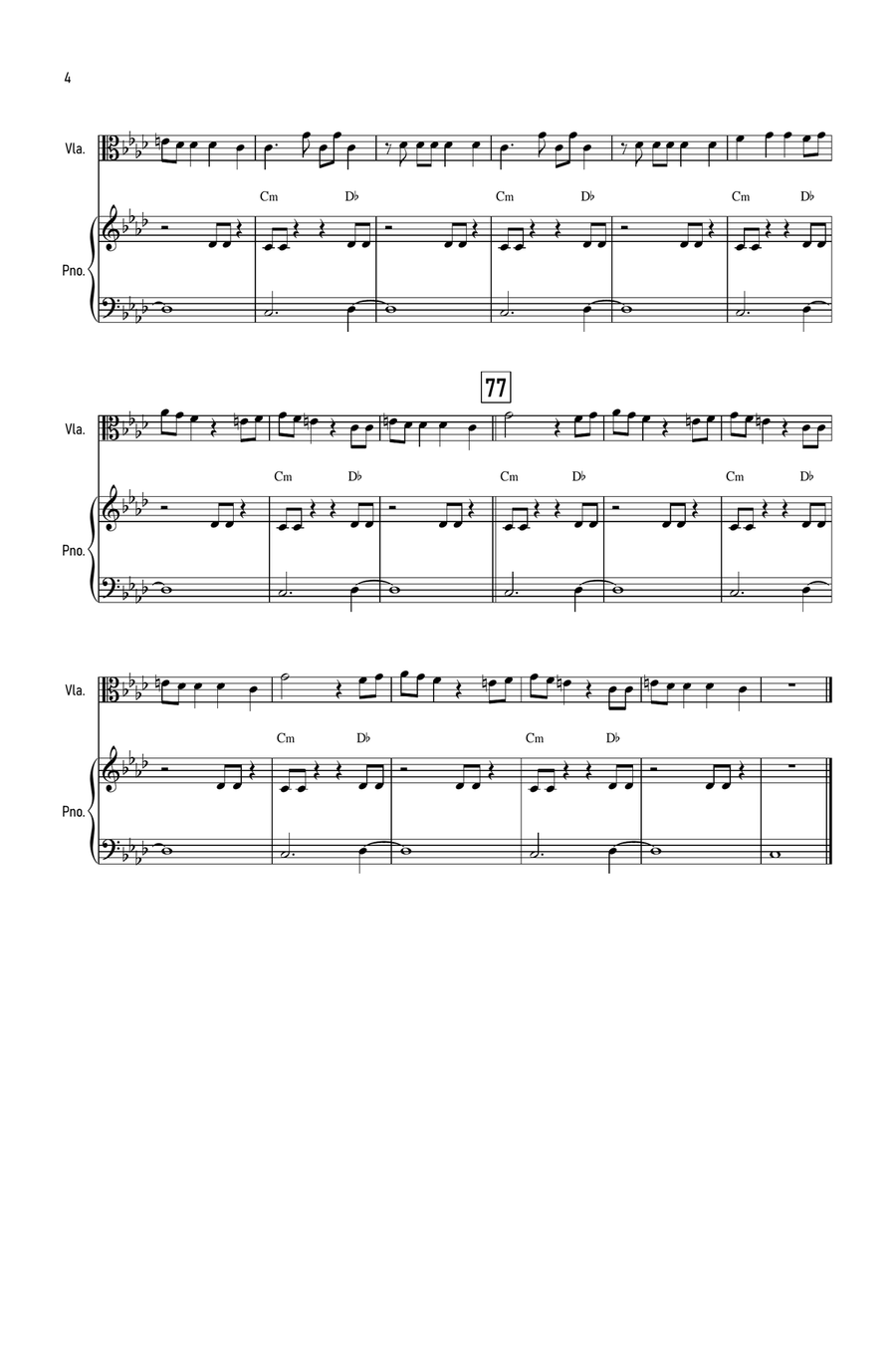 Unholy Unholy Viola scores gallery preview page 4