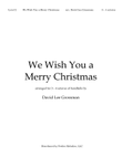 We Wish You a Merry Christmas
