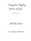 I Sing the Mighty Power of God Forest Green CHOIR mini preview