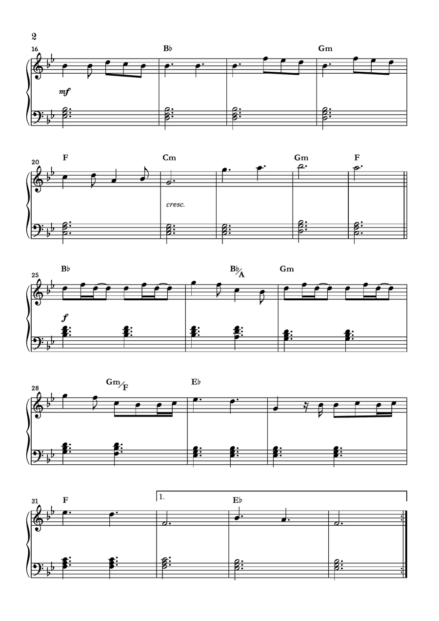 A Thousand Years Easy Piano scores gallery preview page 2