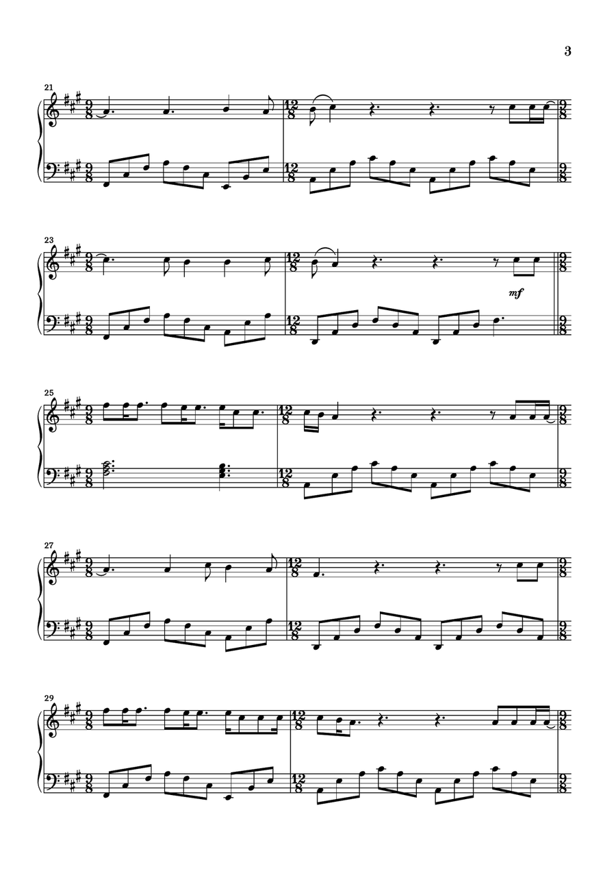 The Night We Met Piano Solo scores gallery preview page 3