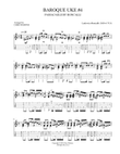 Baroque Uke #4 Passacaglii by Roncalli