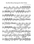 Sai Ma for Solo Violin