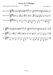 Away in a Manger - Score Only