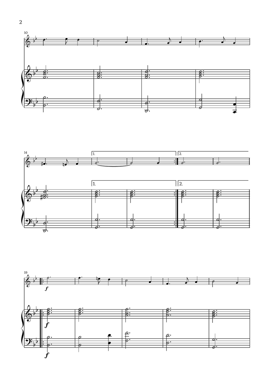 What Child Is This? (Greensleeves) - for flute and piano What Child Is This? (Greensleeves) - for flute and piano Flute Solo scores gallery preview page 2