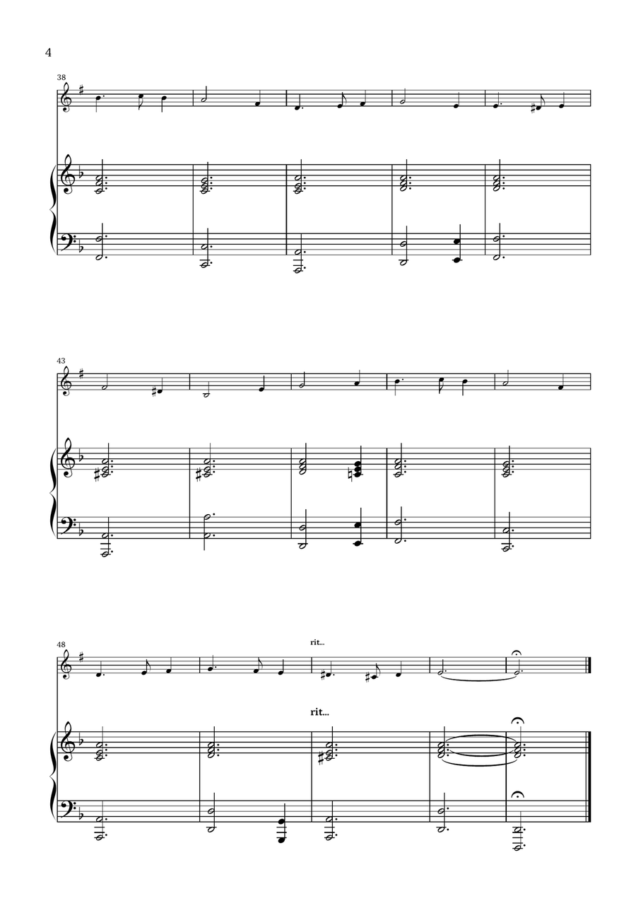 What Child Is This? (Greensleeves) - for clarinet and piano B-Flat Clarinet scores gallery preview page 4
