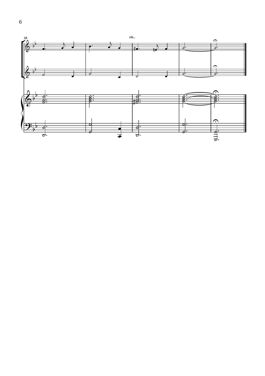 What Child Is This? (Greensleeves) - for flute duet and piano What Child Is This? (Greensleeves) - for flute duet and piano Flute Duet scores gallery preview page 6